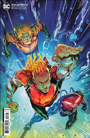 Aquamen issue 6-B Fico Ossio Cardstock Cover