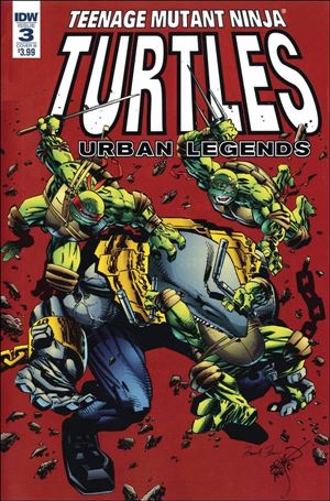 Teenage Mutant Ninja Turtles: Urban Legends issue 3-B Erik Larsen Cover