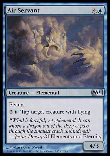 Magic the Gathering: 2011 Core Set (Base Set) card 42 Air Servant