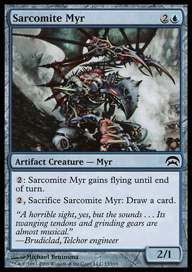 Magic the Gathering: Planechase (Base Set) card 13 Sarcomite Myr