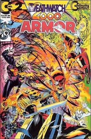 Armor (1993) issue 2-B Unbagged Die-Cut Cover