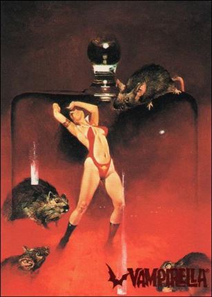 Visions of Vampirella card 20 Trapped in a Fantastic Wonderland