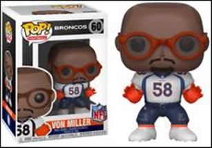 Pop! Football (NFL) figure 60-B Von Miller (White Jersey)