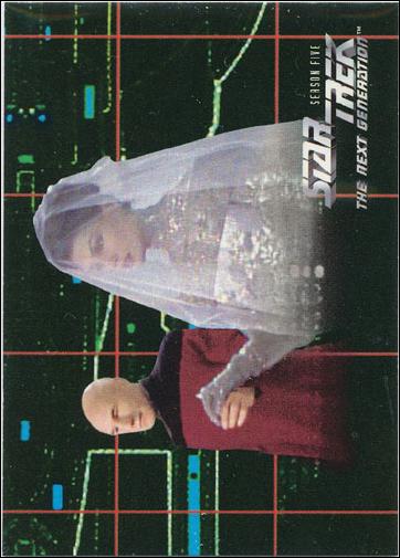 Star Trek: The Next Generation - The Episode Collection Season Five (Base Set) card 428 Mission Chronology