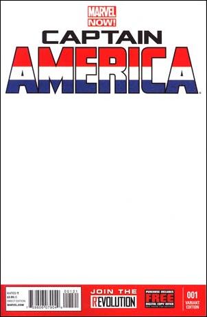 Captain America (2013) issue 1-H Blank/Sketch Cover