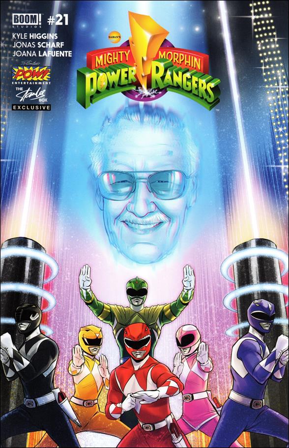 Mighty Morphin Power Rangers issue 21-F Lucas Werneck Stan Lee Box Cover