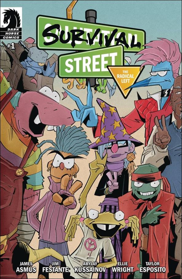 Survival Street: The Radical Left issue 1 Abylai Kusainov Cover