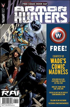 Valiant FCBD 2014 Armor Hunters Special issue nn-CS Wade's Comic Madness Cover