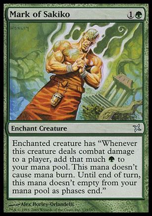 Magic the Gathering: Betrayers of Kamigawa (Base Set) card 135 Mark of Sakiko