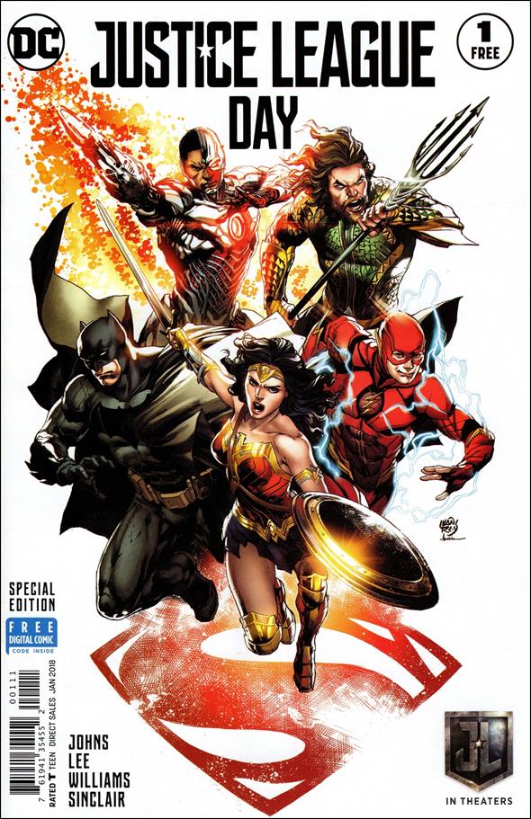 Justice League (2011) issue 1-V Justice League Day Cover