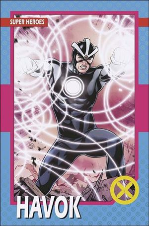 X-Men (2021) issue 16-C Russell Dauterman Trading Card Cover