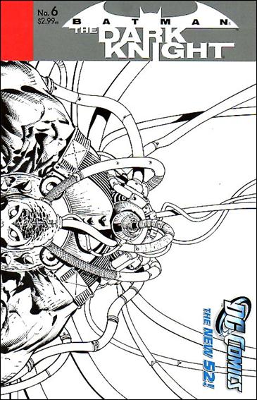 Batman: The Dark Knight (2011/11) issue 6-B Wraparound 1:25 Black and White Cover