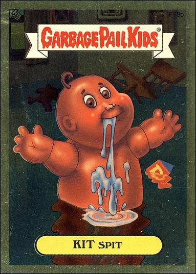 Garbage Pail Kids All-New Series 2 (Foil Sticker Subset)  card F18b Kit Spit