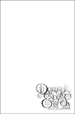 Damsels in Excess issue 1-E Blank/Sketch Cover