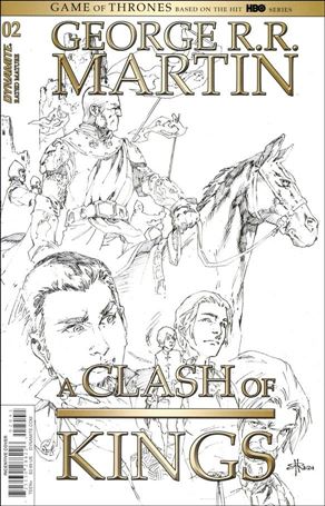 George R. R. Martin's A Clash of Kings (2020) issue 2-D Mel Rubi 1:20 Black & White Cover