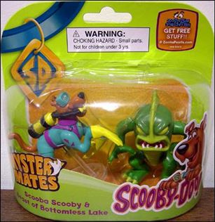 Scooby-Doo: Mystery Mates figure 3 Scooba Scooby and Beast of Bottomless Lake