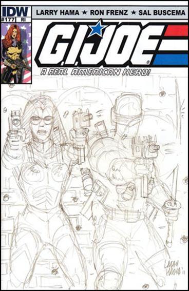 G.I. Joe: A Real American Hero issue 177-C Larry Hama Sketch Cover