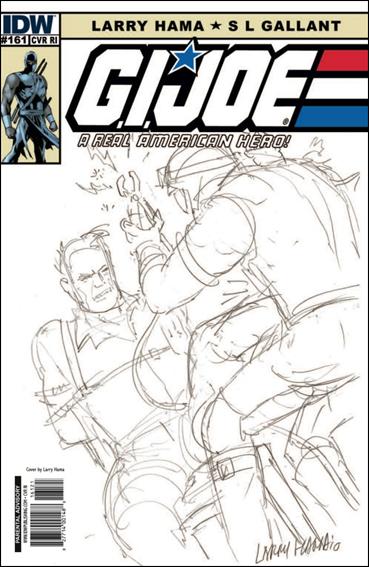 G.I. Joe: A Real American Hero issue 161-C Larry Hama 1:10 Sketch Cover
