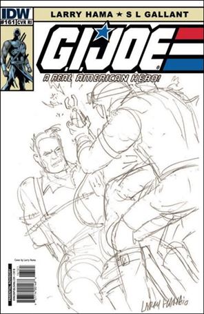 G.I. Joe: A Real American Hero issue 161-C Larry Hama 1:10 Sketch Cover