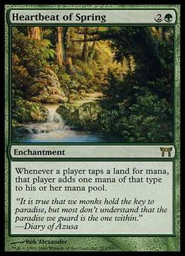 Magic the Gathering: Champions of Kamigawa (Base Set) card 212 Heartbeat of Spring
