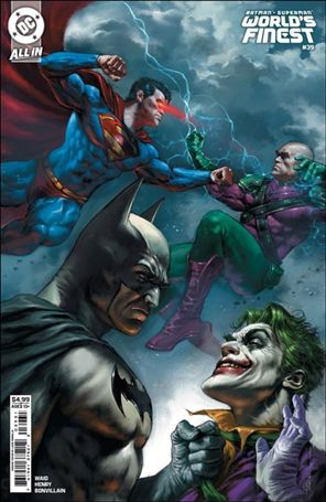 Batman/Superman: World's Finest issue 39-B Lucio Parrillo Cardstock Cover
