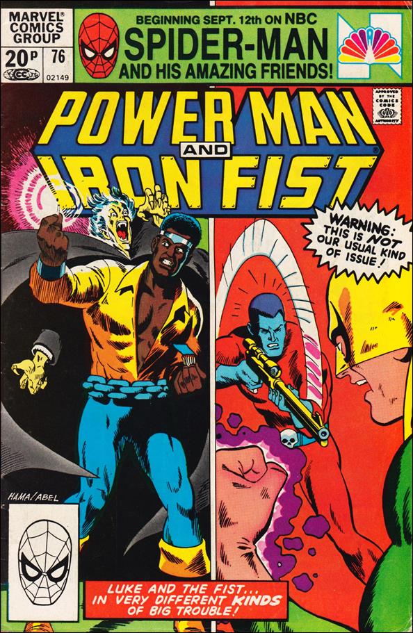 Power Man and Iron Fist (1978) issue 76-B UK Price Cover