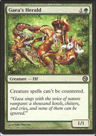 Magic the Gathering: Duels of the Planeswalkers (Base Set) card 65 Gaea's Herald