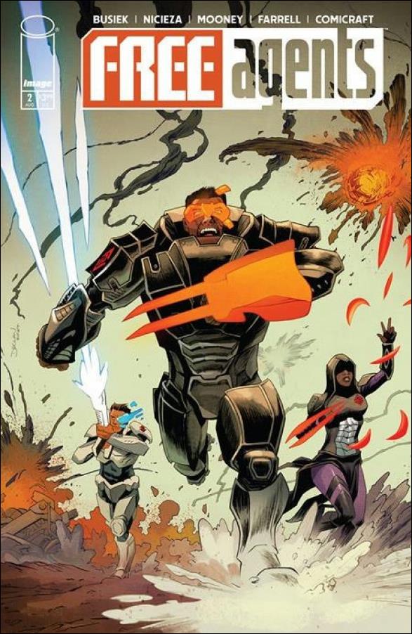 Free Agents (2024) issue 2-C  Declan Shalvey cover