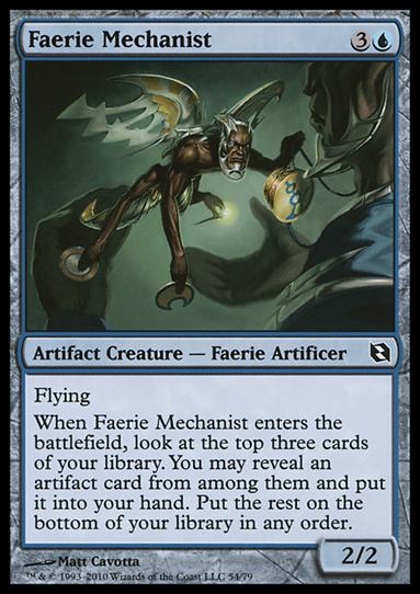 Magic the Gathering: Duel Decks: Elspeth vs. Tezzeret (Base Set) card 54 Faerie Mechanist