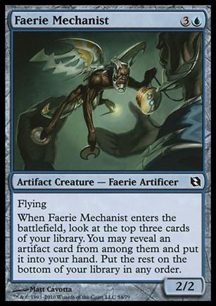 Magic the Gathering: Duel Decks: Elspeth vs. Tezzeret (Base Set) card 54 Faerie Mechanist