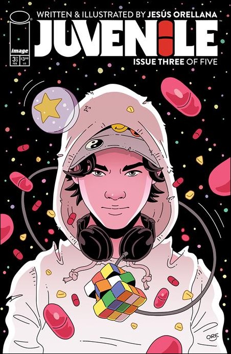 Juvenile issue 3-B Jesús Orellana Rubik's Cube Cover