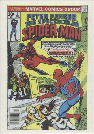 Marvel Super Heroes First Issue Covers (Base Set) card 42 Peter Parker, The Spectacular Spider-Man