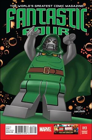 Fantastic Four (2013) issue 13-B Leonel Castellani 1:25 LEGO Cover