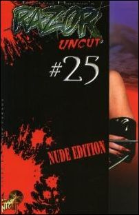 Razor (1991) issue 25-B Nude Cover