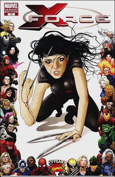 X-Force (2008) issue 18-B Jason Levesque 1:10 70th Frame Cover
