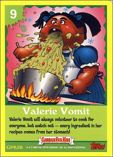 Garbage Pail Kids All-New Series 4 (Game Card Subset) card GPK28 Valerie Vomit