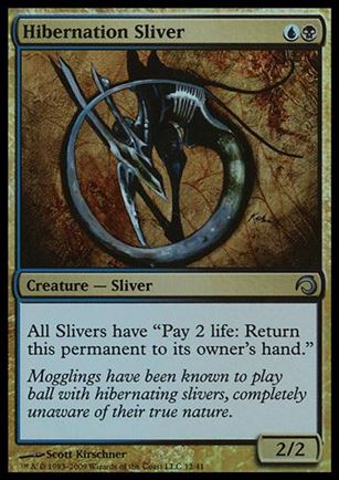 Magic the Gathering: Premium Deck Series: Slivers (Base Set) card 12 Hibernation Sliver