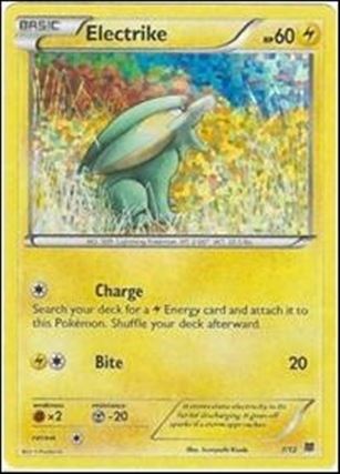 Pokemon XY: McDonald's (Promo) card 7 Electrike