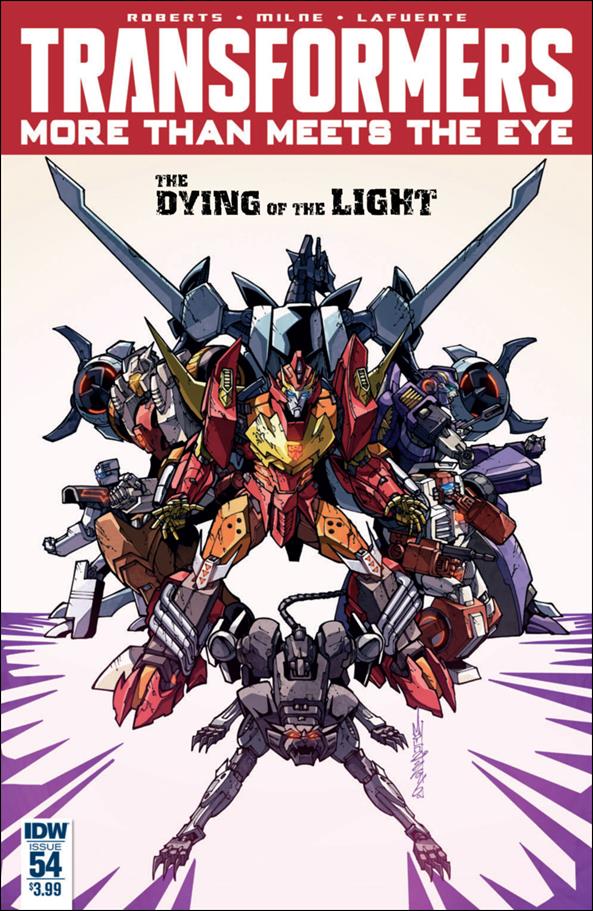 Transformers: More Than Meets the Eye (2012) issue 54 Alex Milne Cover