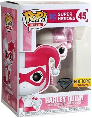 POP! Heroes figure 45-E Harley Quinn (Diamond Collection) Hot Topic