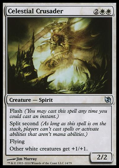 Magic the Gathering: Duel Decks: Elspeth vs. Tezzeret (Base Set) card 14 Celestial Crusader