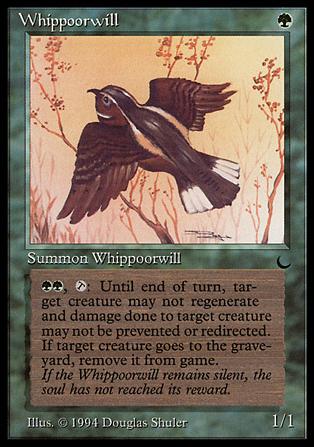 Magic the Gathering: The Dark (Base Set) card 91 Whippoorwill