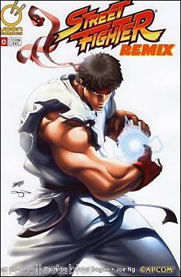 Street Fighter Remix issue 0-B San Diego Comic-Con Ryu Cover