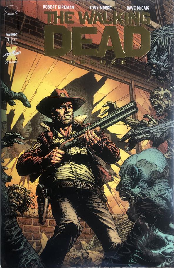 Walking Dead Deluxe issue 1-G David Finch Gold Foil 1:Store Cover