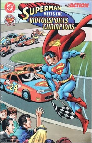 Superman Meets the Motorsports Champions Cover Image 1
