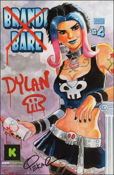 Brandi Bare: First Semester issue 4-B Kickstarter Cover