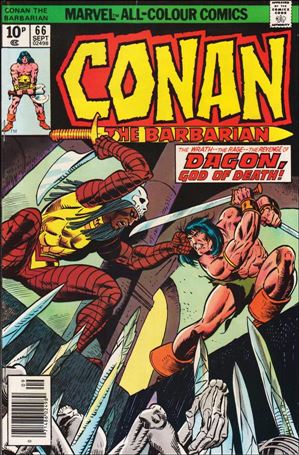Conan the Barbarian (1970) issue 66-B UK Price Cover