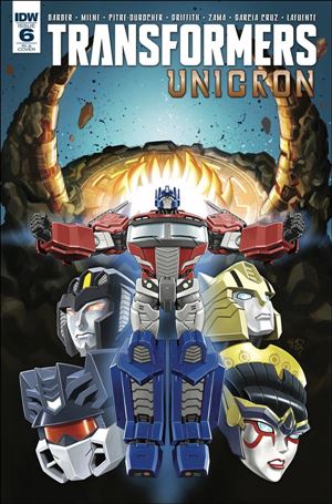 Transformers: Unicron issue 6-C E.J. Su 1:10 Cover