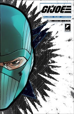G.I. Joe (2024) issue 7.00-H Andrea Milana Mask Wrap Die-Cut Foil Cover