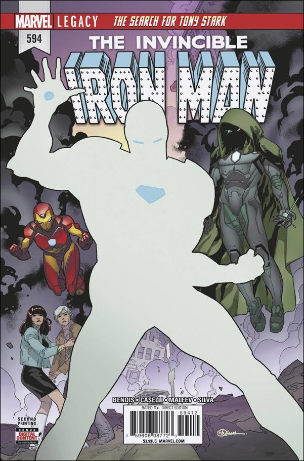 Invincible Iron Man (2017) issue 594-B R.B. Silva Cover (2nd Printing)
